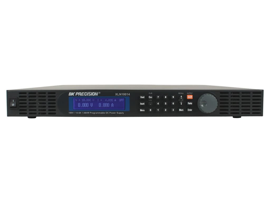 BK Precision XLN10014 Programmable Single-Output High Power DC Power Supply, 100V/14.4A, 1440W