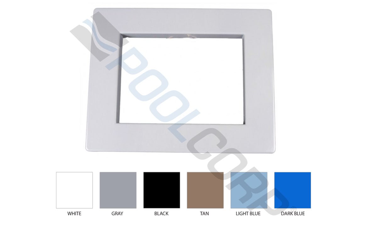 Super-Pro 25540-001-020 8.75 x 10.5 Gray Standard Skimmer Faceplate Cover